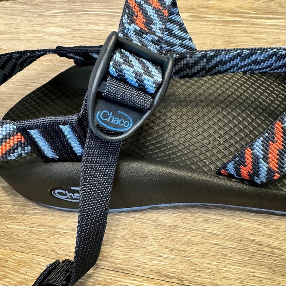 Chaco Z2 classics static eclipse Blue‎ Coral Hiking Sandal Size 9 - Picture 7 of 11